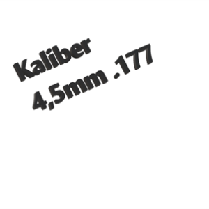 Kaliber 4,5mm ( .177 )