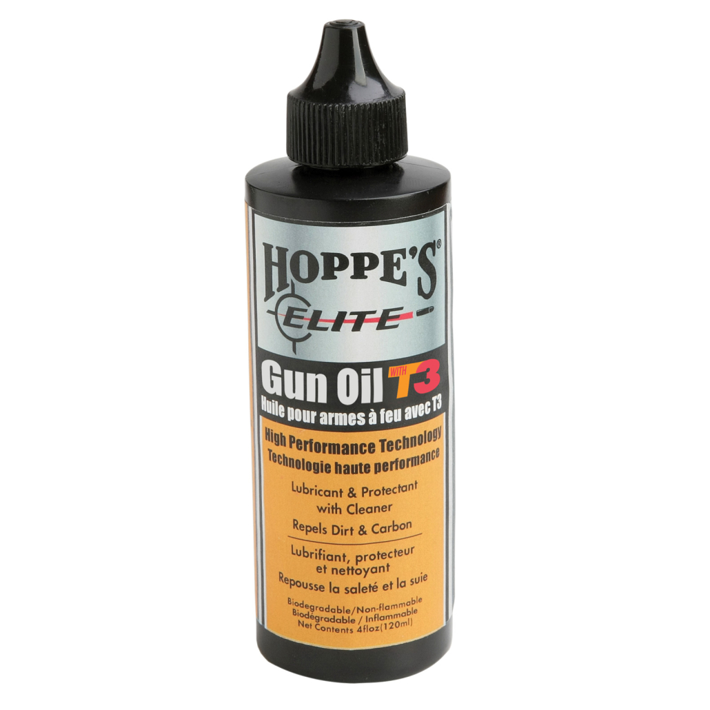 Hoppe's Elite Gun Oil T3 Vapenolja en högpresterande vapenolja som smörjer och skyddar. Ger en tunn film som inte delar sig eller bryts ner! Långvarigt skydd mot rost!