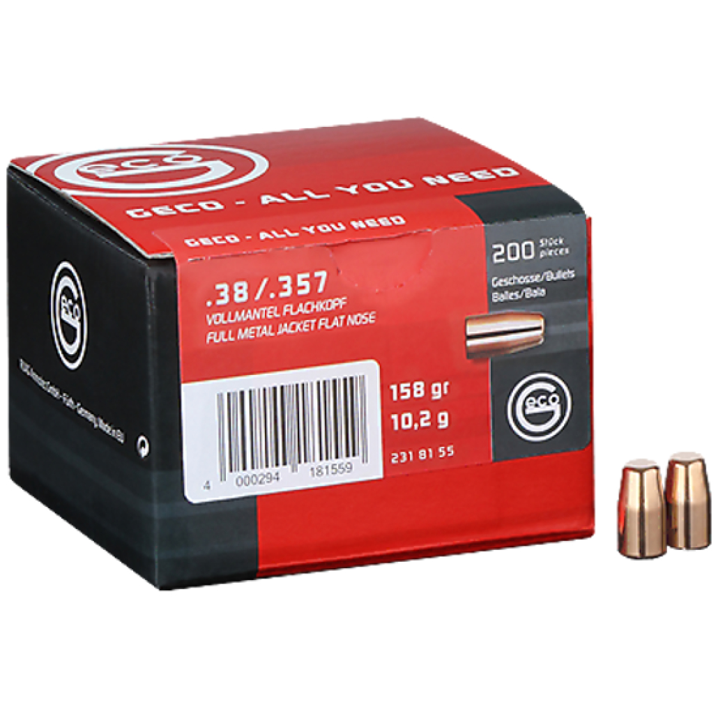 GECO KULA 38SP/357 MAGNUM GECO's ammunition för såväl gevär som pistol och revolver är välkända för sportskyttar och jägare runt om i världen.