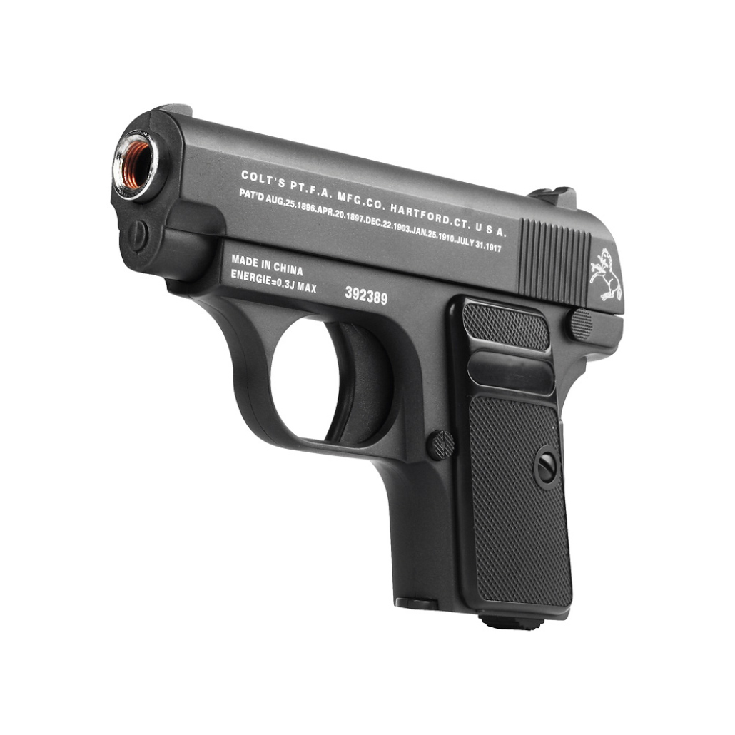 Colt 25 Metall, fjäderdriven Airsoft pistol JagaMera