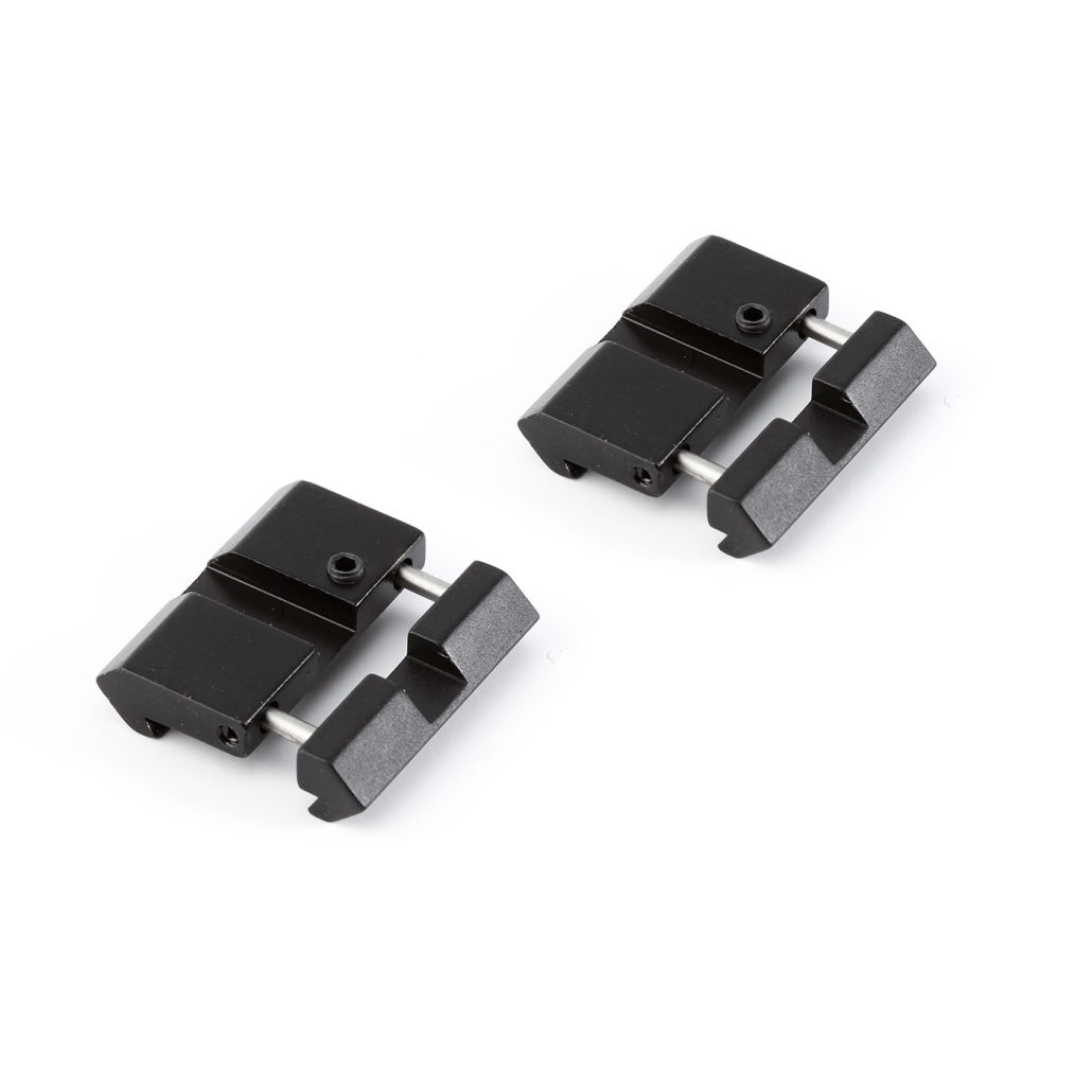 Leapers 9-11mm Weaver Adapter som ger en riktigt bra och stabil lösning vid en övergång från 9-11mm kilspår till Weaver systemet!
