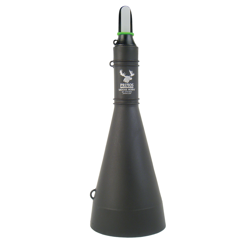 Älglock Moose Horn PRIMOS, Älghorn med öppet membran och stor tratt som utvecklar ett djupt realistiskt ljud. En unik design som effektivt härmar älgkons lockljud.