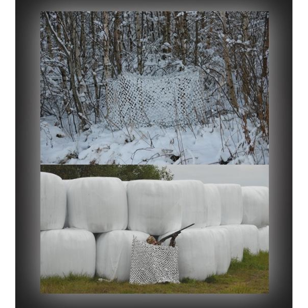Kamouflagenät Snö Camouflagenät Vit Passa på just nu riktigt bra priserbjudande på dessa! Nersatt pris från 269:- till 169:- Begränsat lagersaldo på dessa!