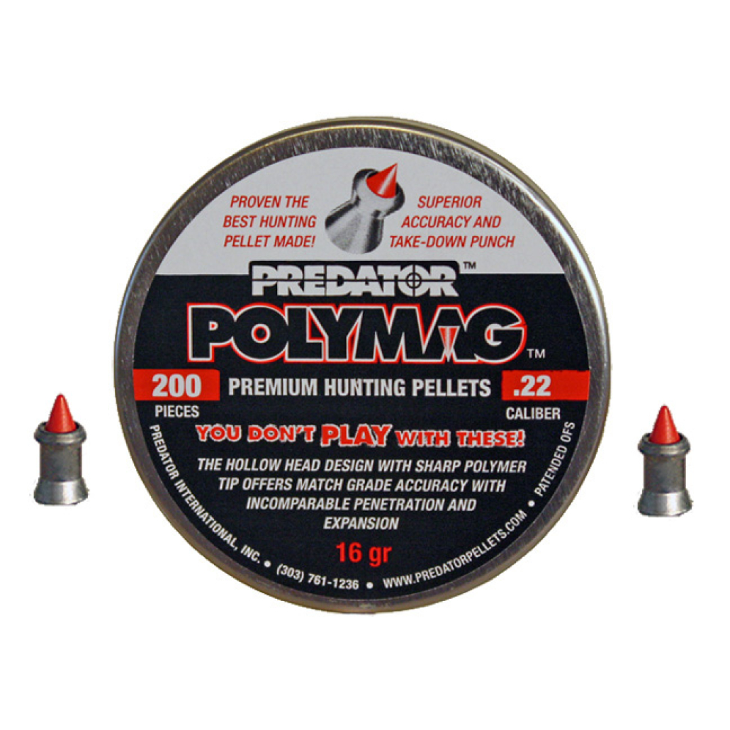 JSB Predator Polymag är en Högkvalitativ ammunition från JSB. En kula i 5.5 mm kaliber som är optimerad för jakt med luftvapen, enligt många bästa jaktkulan i kaliber .22 för luftvapen!