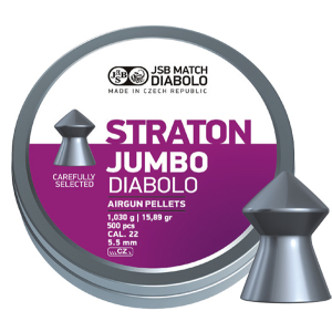 JSB Straton Jumbo, 5,5mm - 1,030g Luftvapen Ammunition
