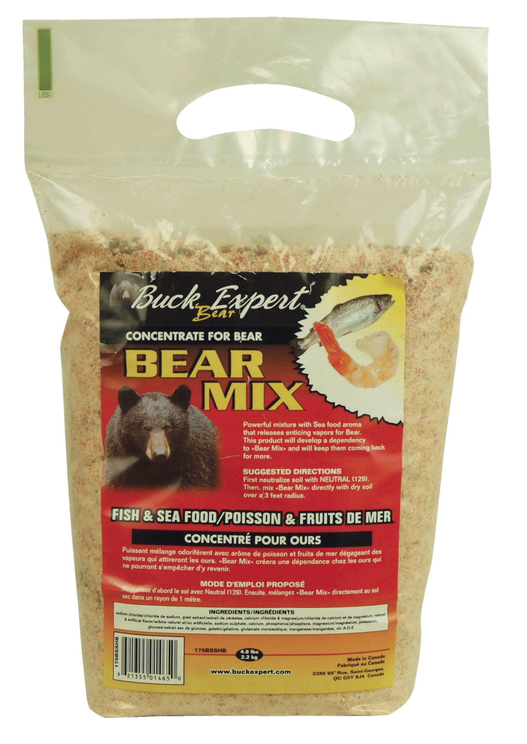 Buck Expert, CRACK, Mineralmix, Lockmedel för Björn, Fisk/Seafood