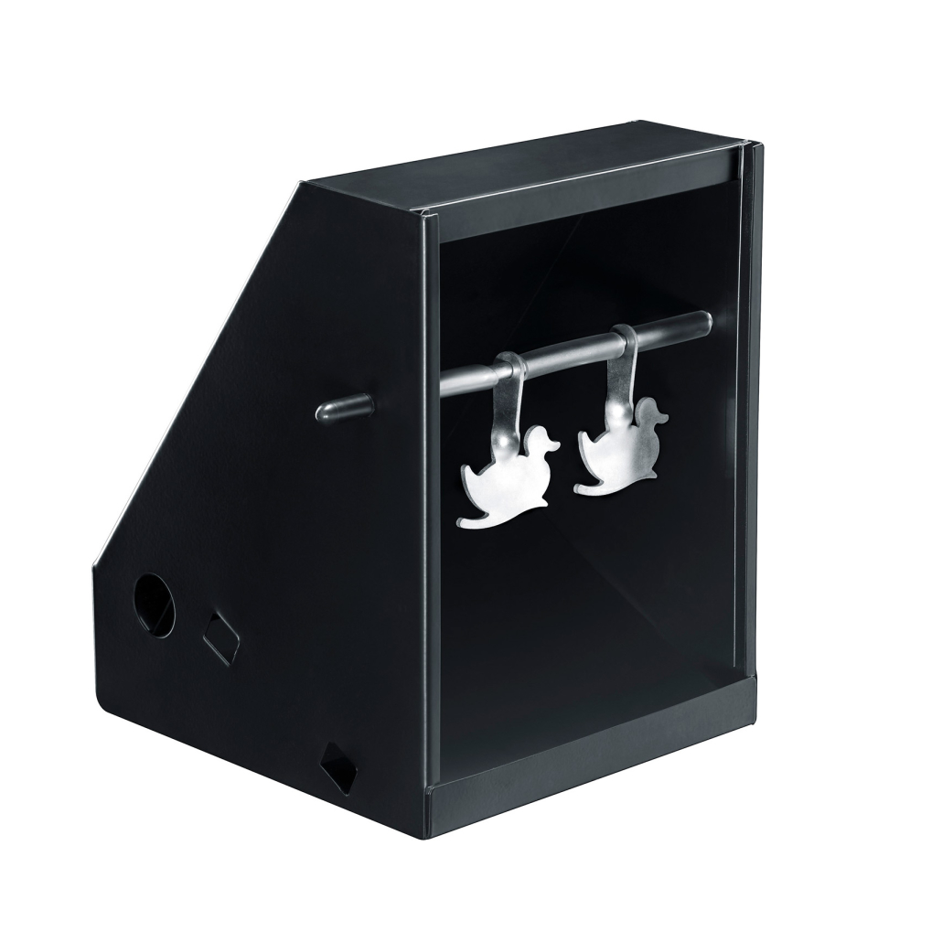 Kulfång Perfecta 17X17cm Smart kulfång för luftvapenskytte. 4 metallmål ingår. Passar tavlor med storleken 17 x 17 cm. Lämplig för max 7,5 Joule.