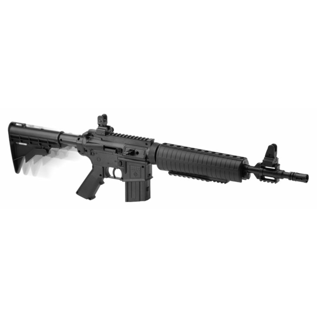 Crosman M4-177 Kit Luftgevärspaket Ett omtyckt luftgevär nu i ett trevligt paket med en tilltalande prisbild på, ingår gör följande -1st Crosman M4-177 luftgevär.-Måltavlor.-Diaboler samt även stålrundkulor.-Skyddsglasögon.