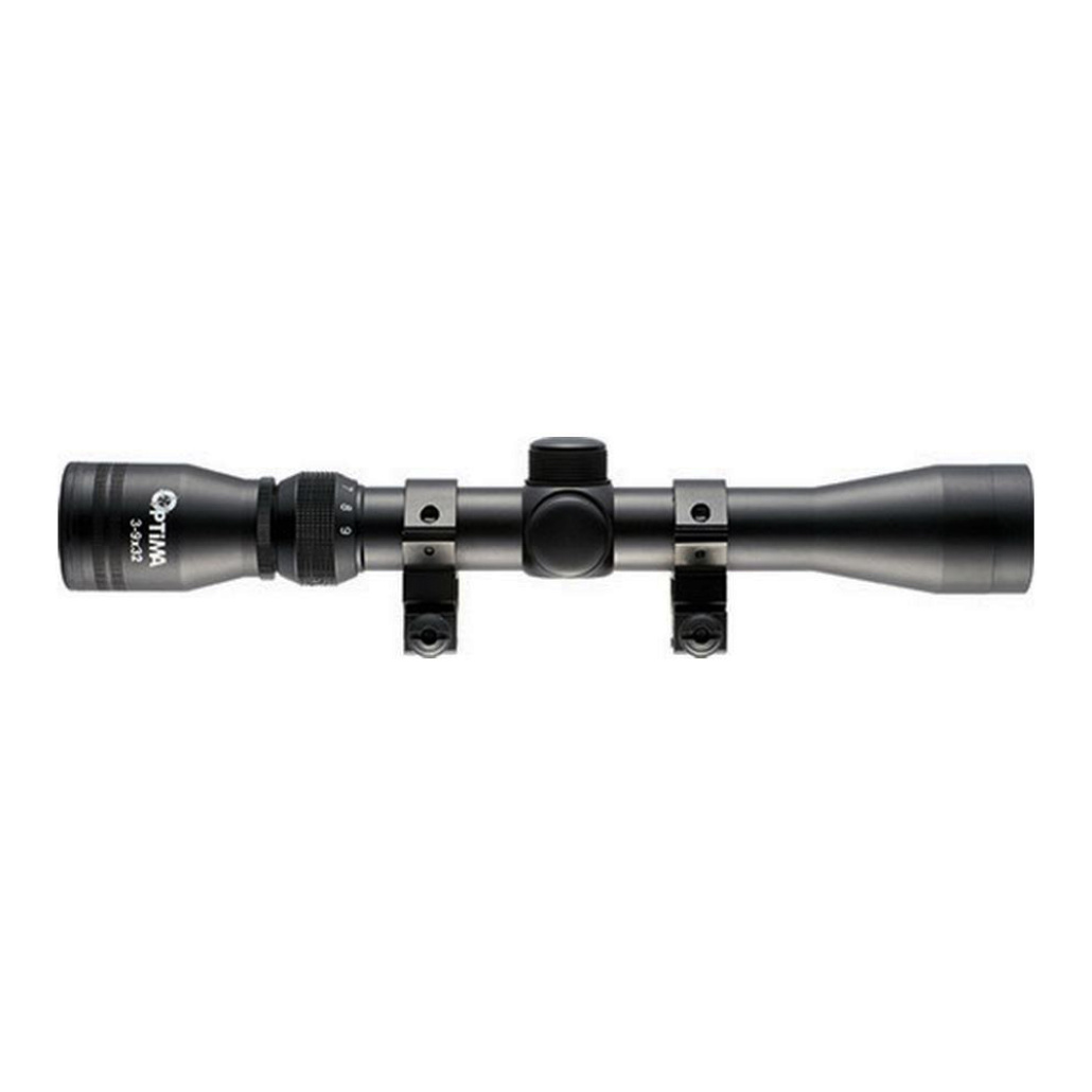 Hatsan Optima 3-9X32 Kikarsikte Ett praktiskt kikarsikte! Idealisk för alla break barrels, även .22L, PCP- och CO2-drivna luftvapen med 3-9x förstoring.