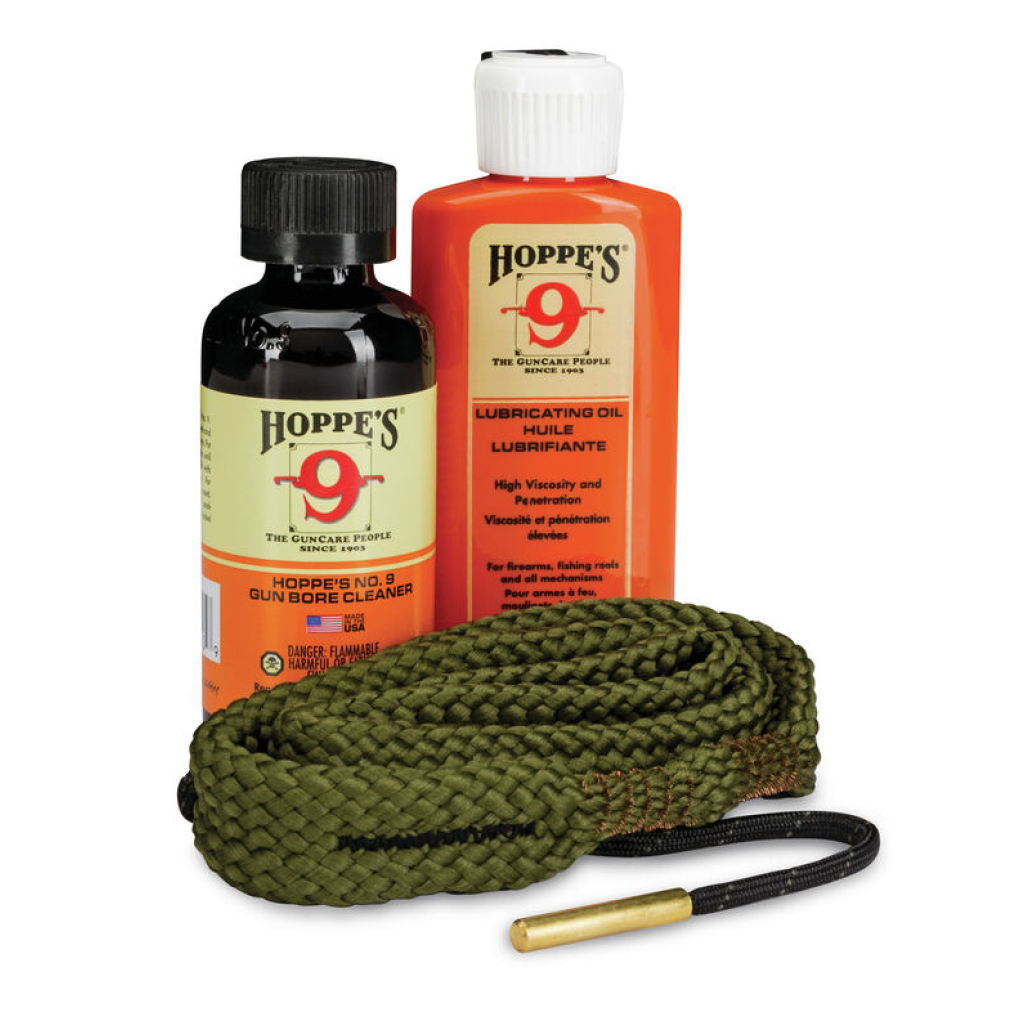 Hoppe's BoreSnake Rengöringskit Kal .22 Pistol 1-2-3 Done! Boresnake samt Solvent och Vapenolja ingår i detta paketet för din pistol! Effektiv vapenvård!