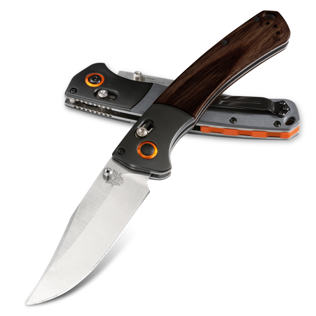 Benchmade 15080-2 Crooked River fällkniv med traditionell form med modern teknik som rubbar alla förutfattade meningar om hur en jaktkniv ska vara utformad.