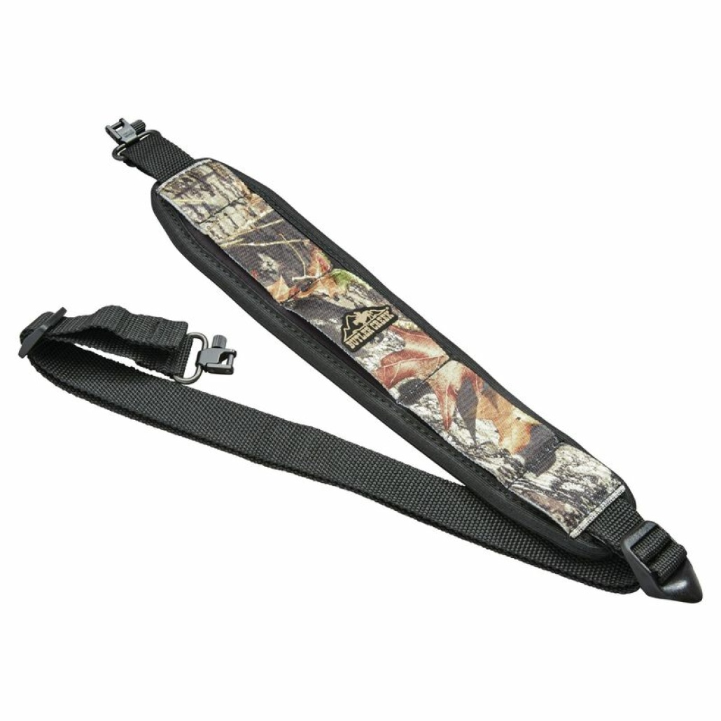 Butler Creek Sling With Sewn In Swivels Extremt komfortabel gevärsrem med brett stötupptagande band som reducerar den uppfattade vikten med upp till 50%.