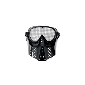 Evelox Airsoft skyddsmask Ett nätskydd märks knappt när man spelar och har flera fördelar, den täcker hela ansiktet och har god ventilation.