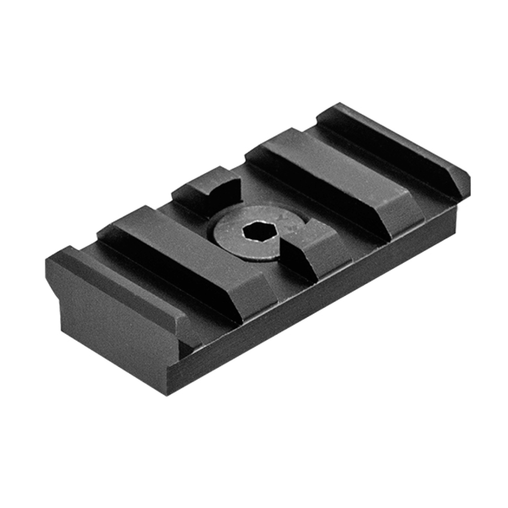 Picatinny Rail UTG PRO Tillverkad i USA-Fullt kompatibel med alla M-LOK plattformar -9,4mm hög -39,9mm lång Material   6061-T6 Aluminium