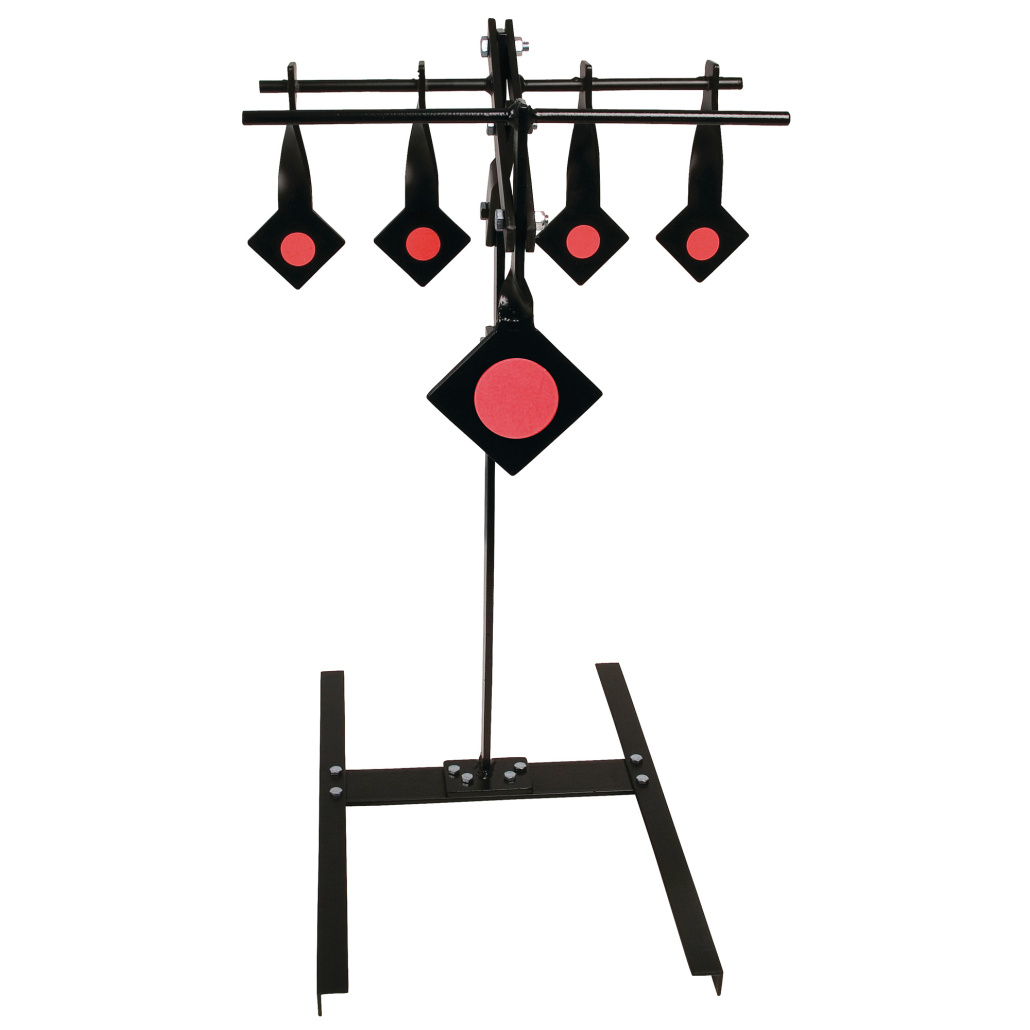 Champion .22 Autoreset Target, För .22 rimfire på 25 meter / För .22 WMR och .17 HMR på 100 meter eller längre avstånd! Fem träffmål med autoreset