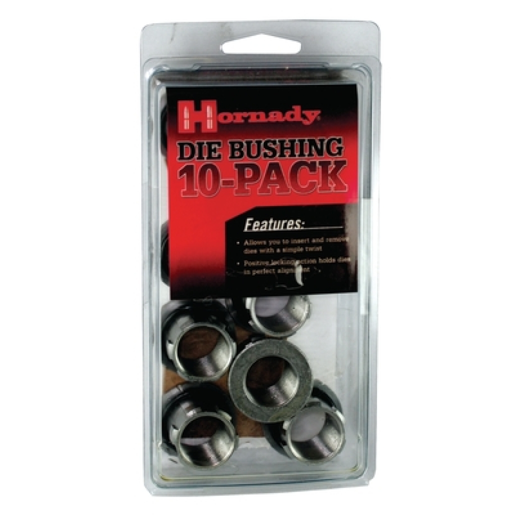 Hornady Lock-N-Load Die Bushing (10Pk) Skifta laddverktyg till en annan kaliber inom loppet av några sekunder, mycket smidigt! 2-Pack / 3-Pack / 10-pack