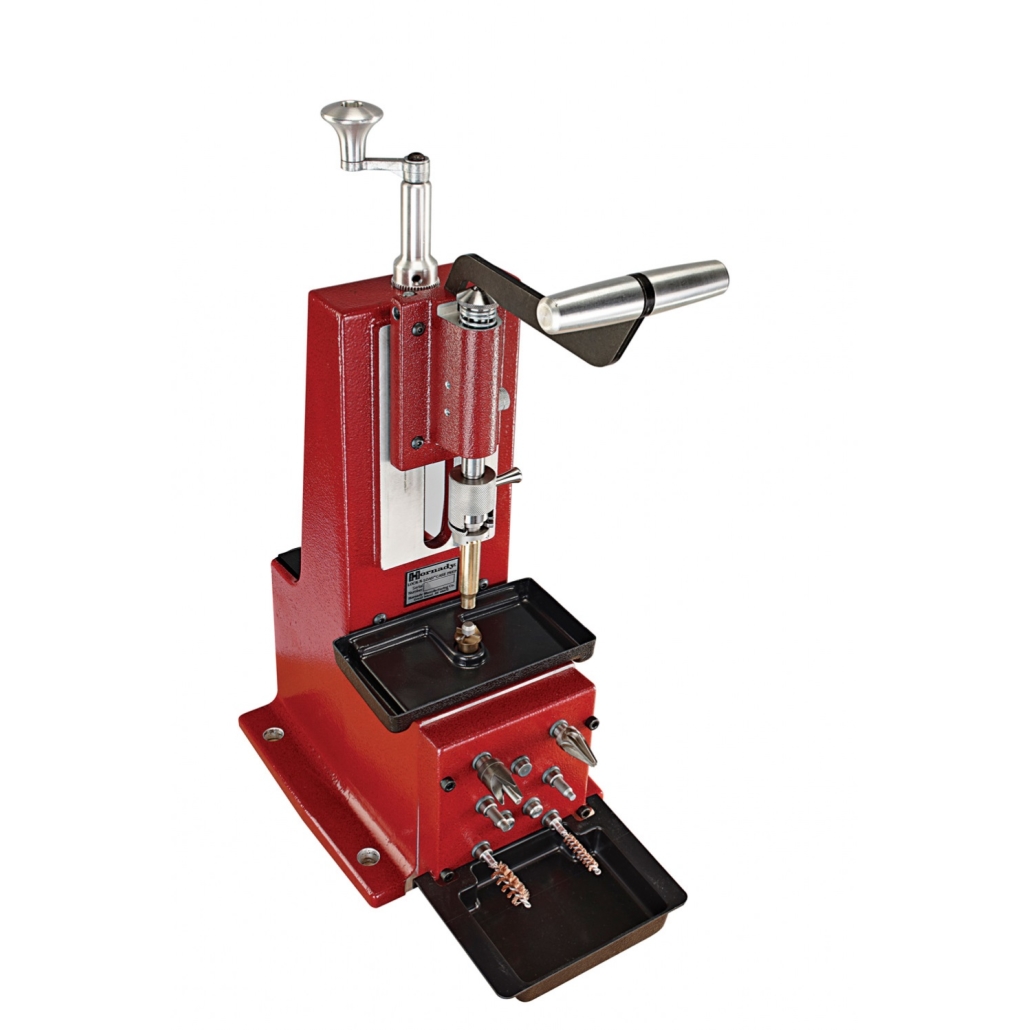 Hornady Lock-N-Load Case Prep Center 220Volt Its all-in-one versatility combines a power trimmer with chamfer/deburr tools, large and small primer pocket cleaners, six popular neck brush sizes