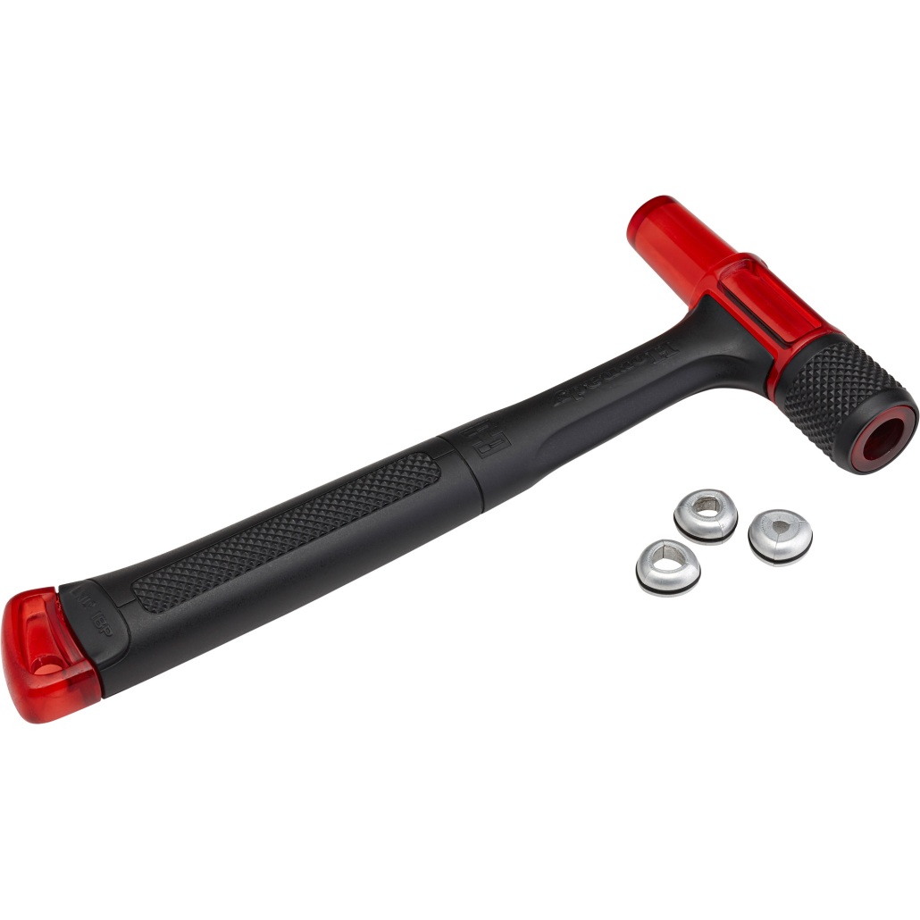 Hornady Bullet Puller hjäper dig att skonsamt ta ut kulorna ur hylsan. Tre olika chuckar gör att den kan användas med patroner i kaliber .22 till .45.