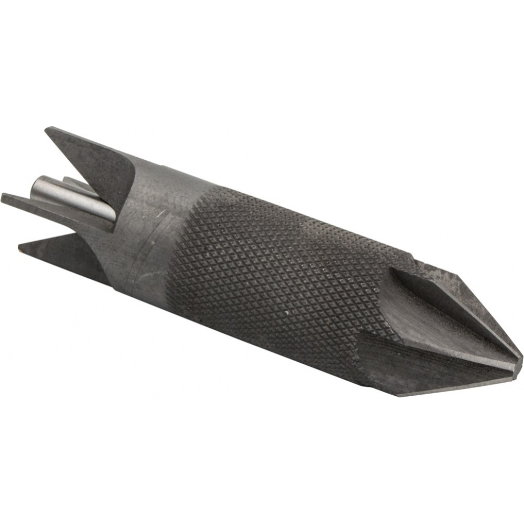 Hornady Deluxe 4-Blade Chamfer Deburr Tool Prepares new cases for reloading by chamfering the inside edge and deburring the outside edge. Hornady´s artikelnummer:    Item #050117 