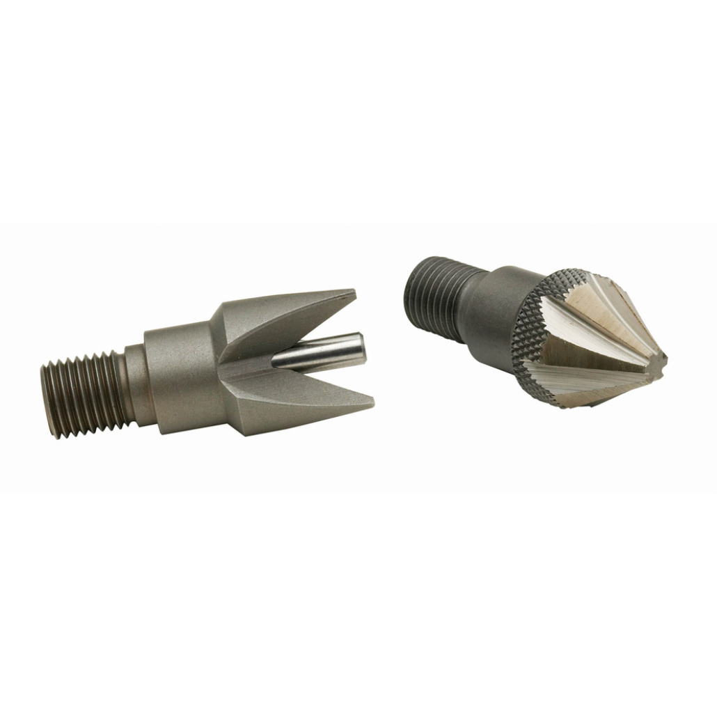 Hornady Cam Lock Trimmer Deburr Tool Mounts in place of the cutter to speed the chamfering and deburring process. It also keeps chamfers and deburrs square with the case mouth.