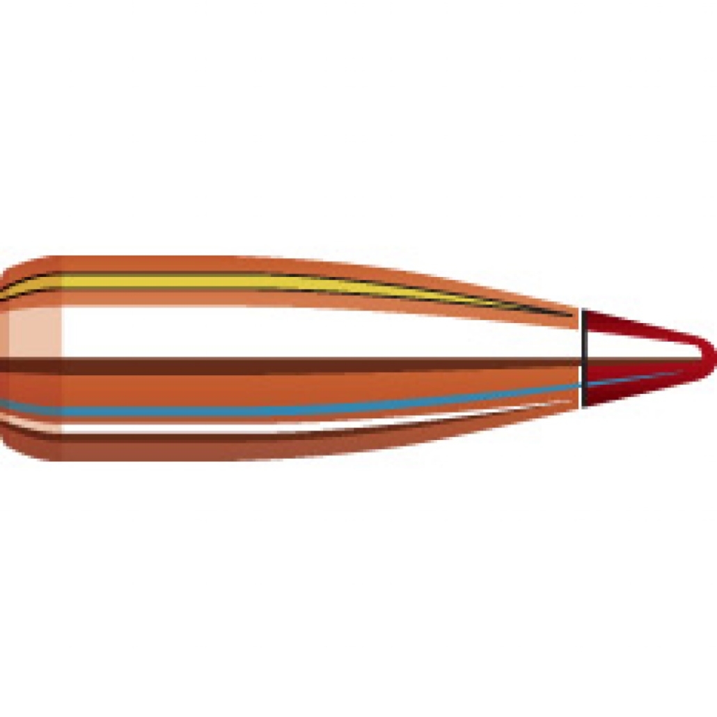 Hornady ELD® Match Bullets Klassledande BC (Ballistisk Koefficient) och en ytterst noggrann tillverkningsprocess med minimala toleranser.