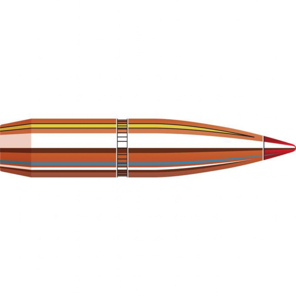 Hornady SST Bullets 6.5, Super Shock Tip Erkänt vass kula utvecklad för hög chockverkan och korta flyktsträckor.