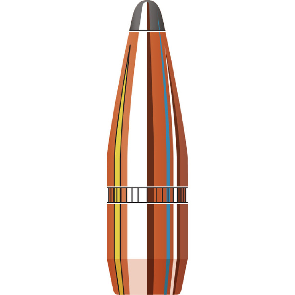 Hornady Traditional Rifle Bullets 30 Cal .308 150 GR BTSP 100/Box Boattail Hornadys Interlock® är en traditionell jaktkula med exponerad blyspets. En av de mest ballistiska kulorna som någonsin utvecklats. 