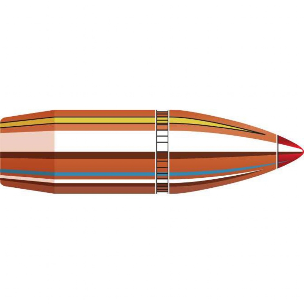 Hornady FTX Rifle Bullets En kula som revolutionerat ammunitionen för bygelrepetergevär. Spetsig design med bättre ballistik och precision!