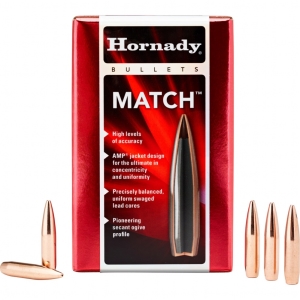 Hornady Match™ Bullets, 30 Cal .308 225 GR BTHP Match™, 100/Box