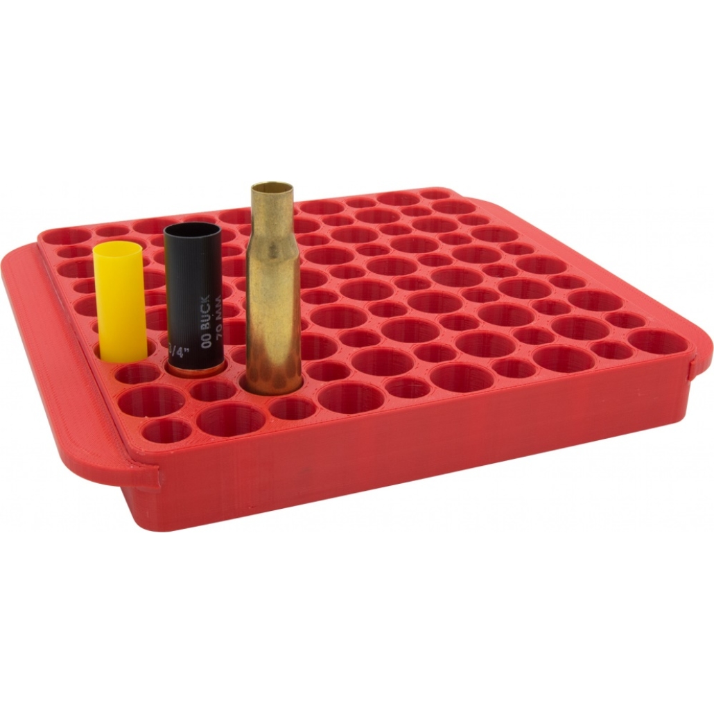 Hornady Magnum Reloading Block This large caliber reloading tray holds fifty 50 caliber cases or shotgun shells. Hornadys artikelnummer: Item #480042