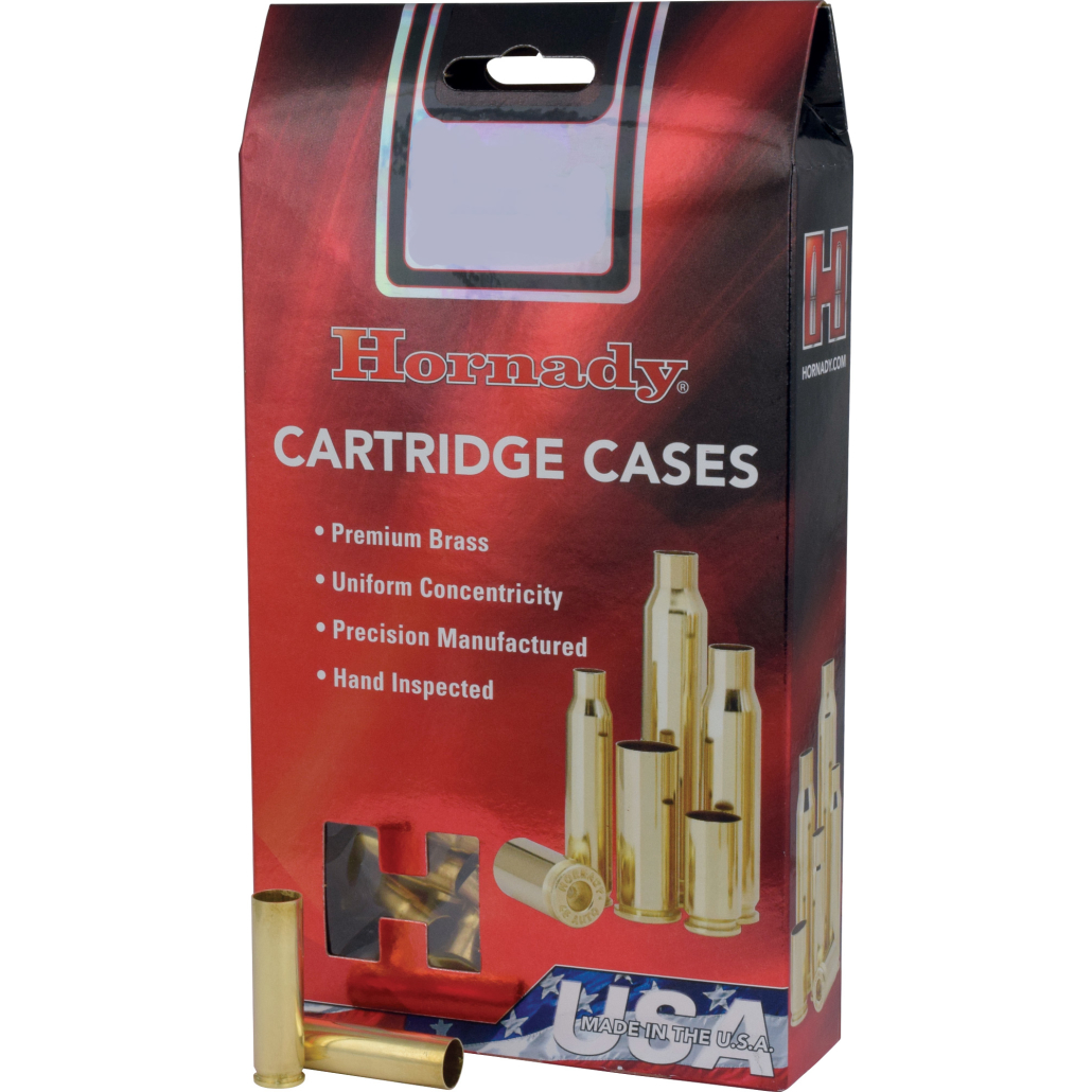 Hornady Pistol Hylsor 9MM Luger Unprimed 200/Box Our cases offer reloaders excellent uniformity in wall thickness, weight and internal capacity
