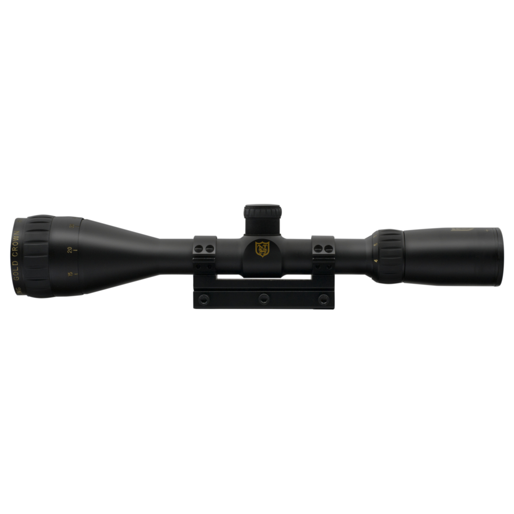 Nikko Stirling Airking Gold Crown 4-12X42 Kikarsikten som är speciellt utvecklade för att tåla rekylen från kraftfulla fjäderdrivna luftvapen.