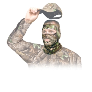 Primos Mask Stretch Fit A/P Green 3/4 Mask