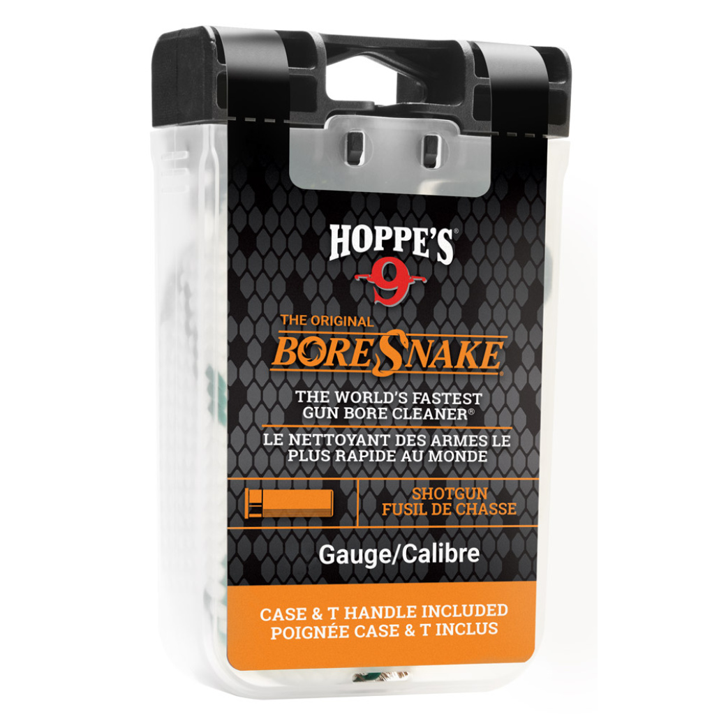 Hoppe’s BoreSnake Den 16 Gauge Shotgun. Originalet bland boresnakes. Nu levererad med en smart förvaringsask som skyddar snöre och utrustning.