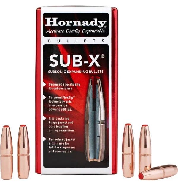 Hornady Sub-X Bullets 30 Cal.308 190gr 100/Box - Bild 5