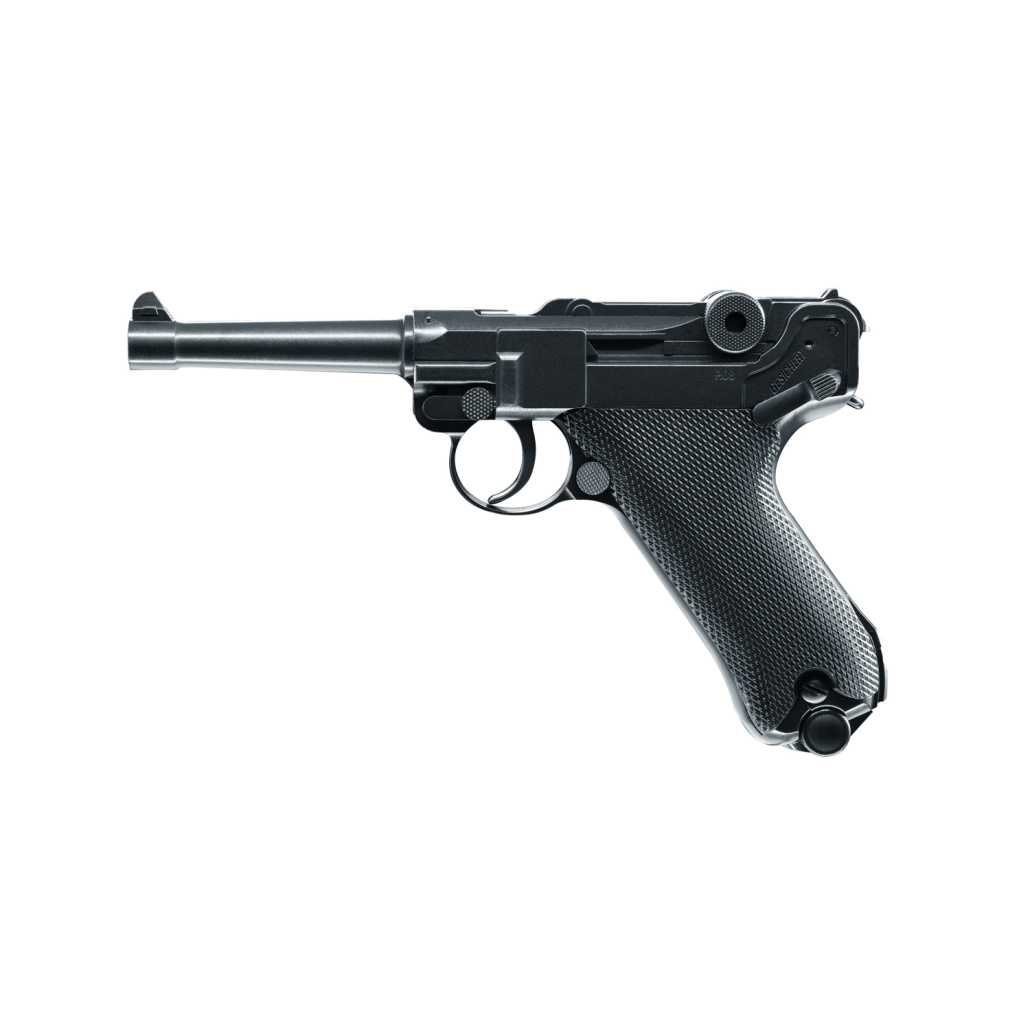 Legend P08 CO2 GBB 6mm Airsoft Tung airsoftversion på en nostalgisk modell som idag uppnått kultstatus. Den riktiga förlagan känd under namnet Luger P08.