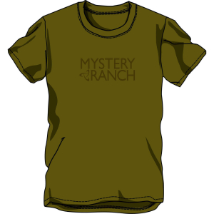 Mystery Ranch T-Shirt Logo Oliv/Grön M-XXL