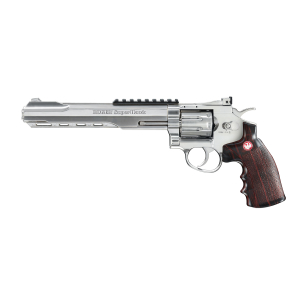 Ruger Superhawk 8", Silver Airsoft Revolver, Co2