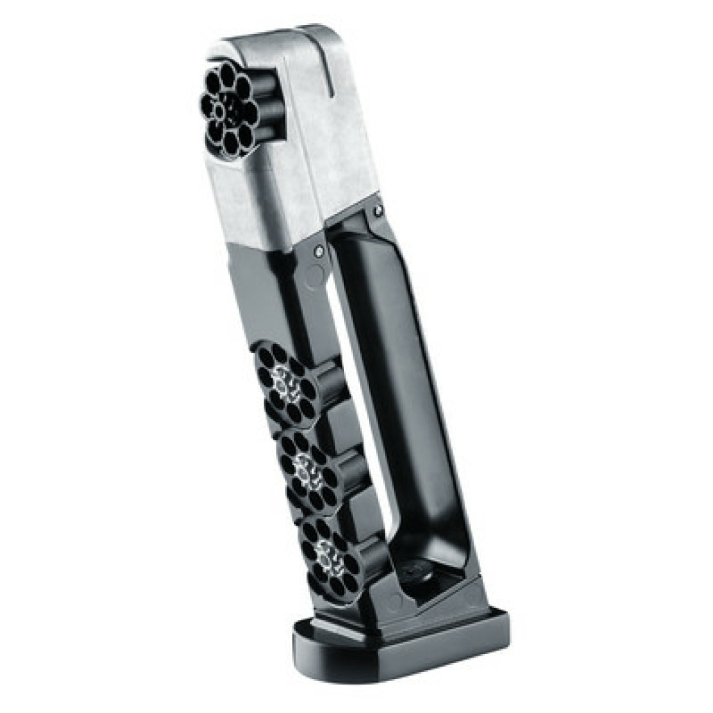 Umarex Stavmagasin 4-cylindermagasin UX SA 10 Passar till följande luftpistol med Art.nr FP5.8328 Det ingår 4st cylindermagasin till stavmagasinet!