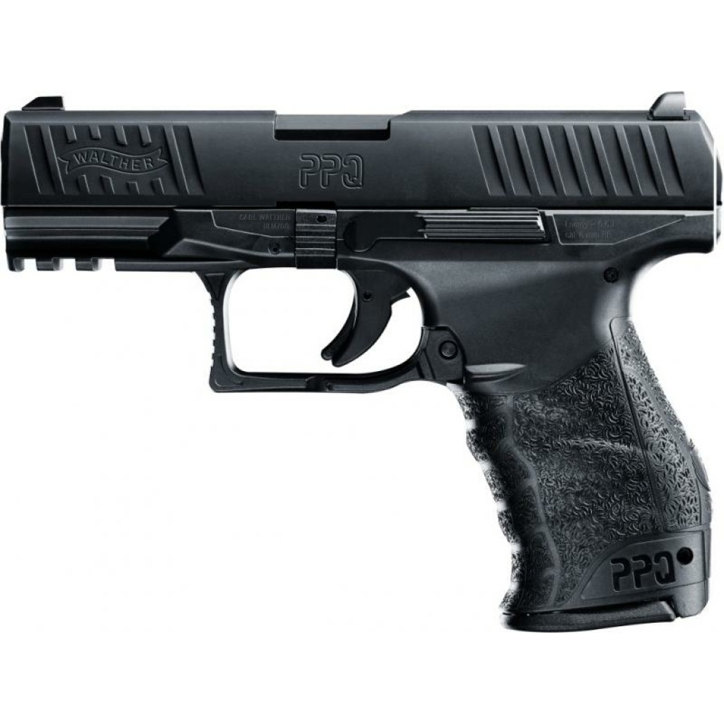 Walther PPQ Metal Airsoft Pistol Fjäder Fjäderdrivet airsoft utförande! Gedigen vikt med överdel i metall. Levereras med 1st "Heavy" 14 skotts magasin!