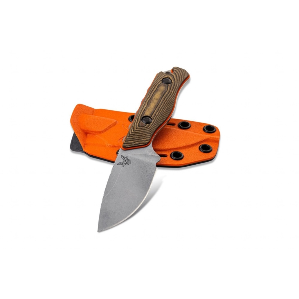 Benchmade 15017-1 Hidden Canyon Hunter w Richlite Handle Utvecklingsarbete med hårt testande och mycket jakt detta resulterade i Benchmade HUNT serien.