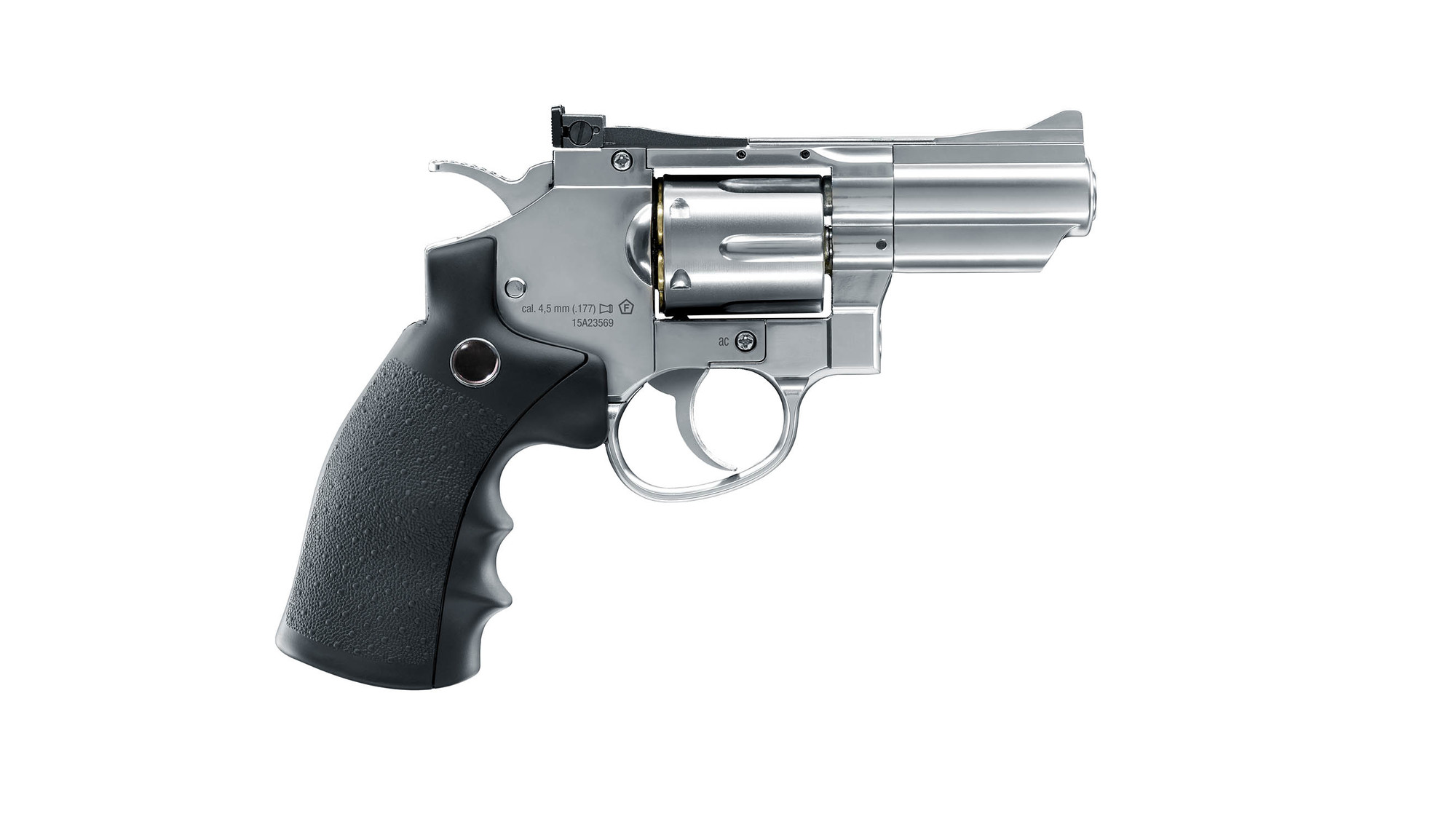 Legends S25, en populär serie med kolsyredrivna revolvrar som skjuter diaboler, vilket ger högre precision och mindre rikoschetter !