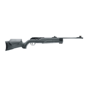 Umarex 850 M2 4.5mm 7.5J Co2 är ett kolsyredrivet luftgevär som skjuter diaboler, drivs med 88g kolsyrepatroner. Går att ansluta adapter för 12g tuber.