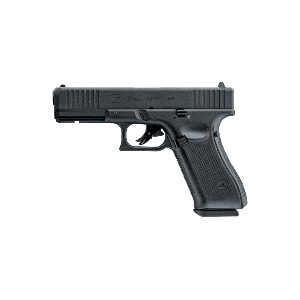 Glock 17 Gen5 Blowback CO2 det mest realistiska utförandet. Blowback, Diaboler, Räfflad pipa, 21 skotts magasin, Metall slide, Ambidextriös magasin spärr