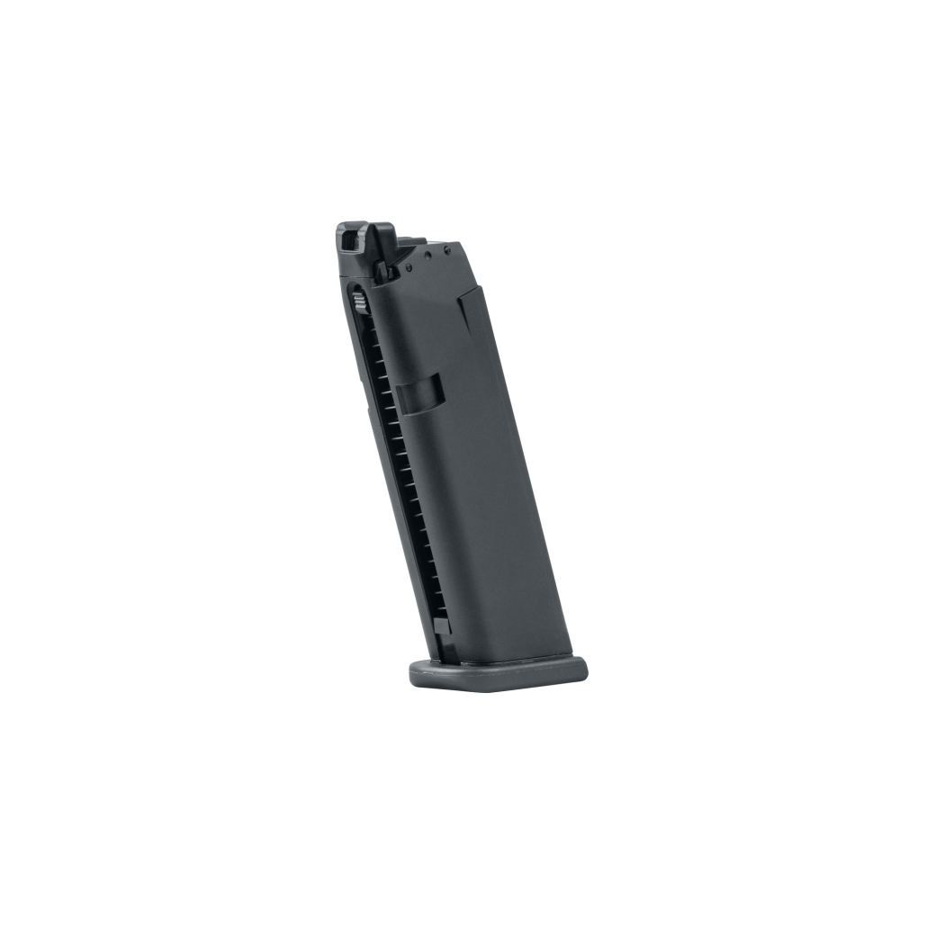Extra magasin passande till Glock 17 Gen5, GBB 6 mm med Art.nr  FP2.6457 Magasin kapacitet 22 skott, kaliber 6mm Airsoft!