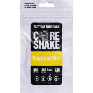 Tactical Foodpack Core Shake Tropical Mix Hälsosam smoothie med banan och ananas med tillsatt proteinpulver för att hjälpa dina muskler.