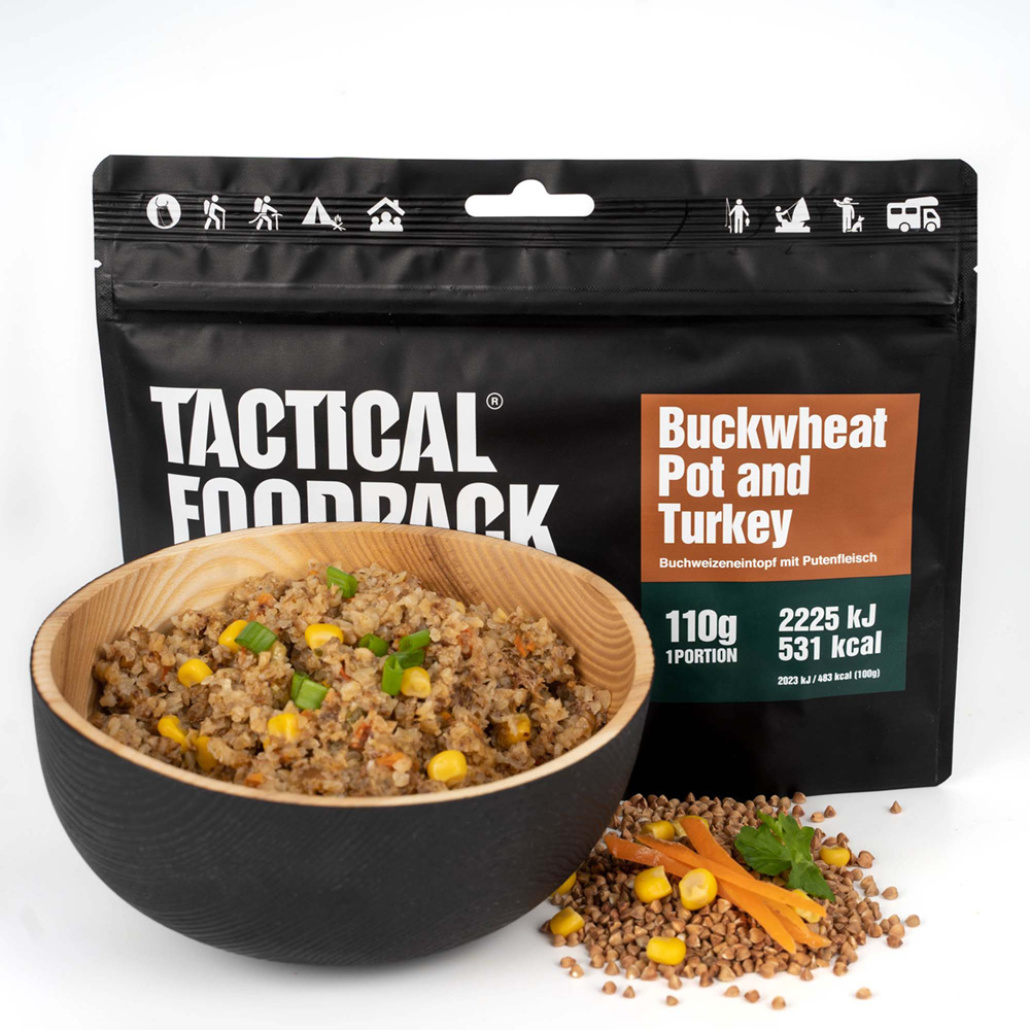 En utsökt boveterätt med ugnsbakad kalkon och sockermajs för att ge en behaglig smak.