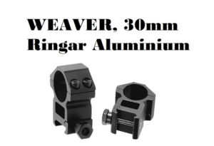 WEAVER, 30mm Ringar Aluminium