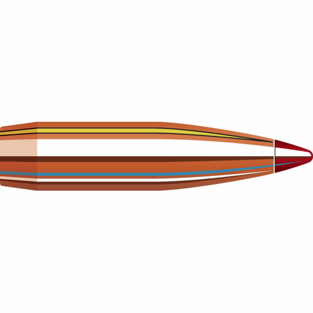 Hornady ELD-X Bullets 6mm Matchkula för jakt Klassledande BC med flack kulbana och minimal vindkänslighet!