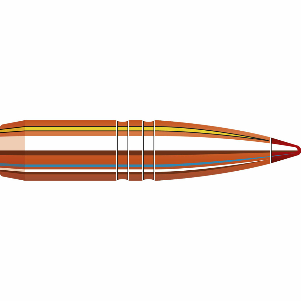 Hornady CX Bullets med optimerade rillor för bättre precision och högre BC, Kopparkula pålitlig expansion i höga och låga hastigheter!